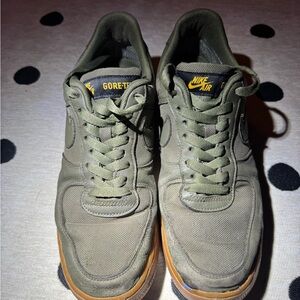 Nike Olive and Yellow Air Sneakers